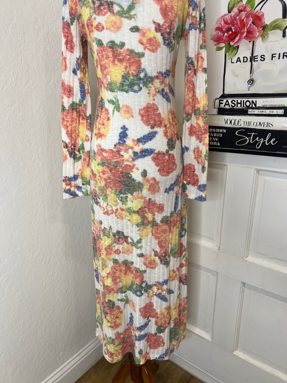 NWT Sonnet James Floral Midi Dress Size XS - Picture 6 of 8